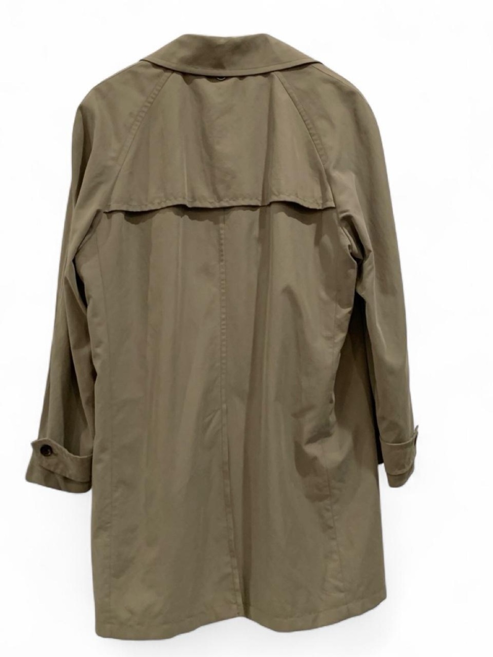 Allegri Italy Men's US Size 44 Beige/Khaki Waterproof Trench Coat - Picture 4 of 14